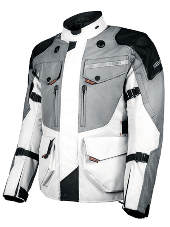 Chaqueta Hevik 3 Capas Gris Titanium - Rideshop