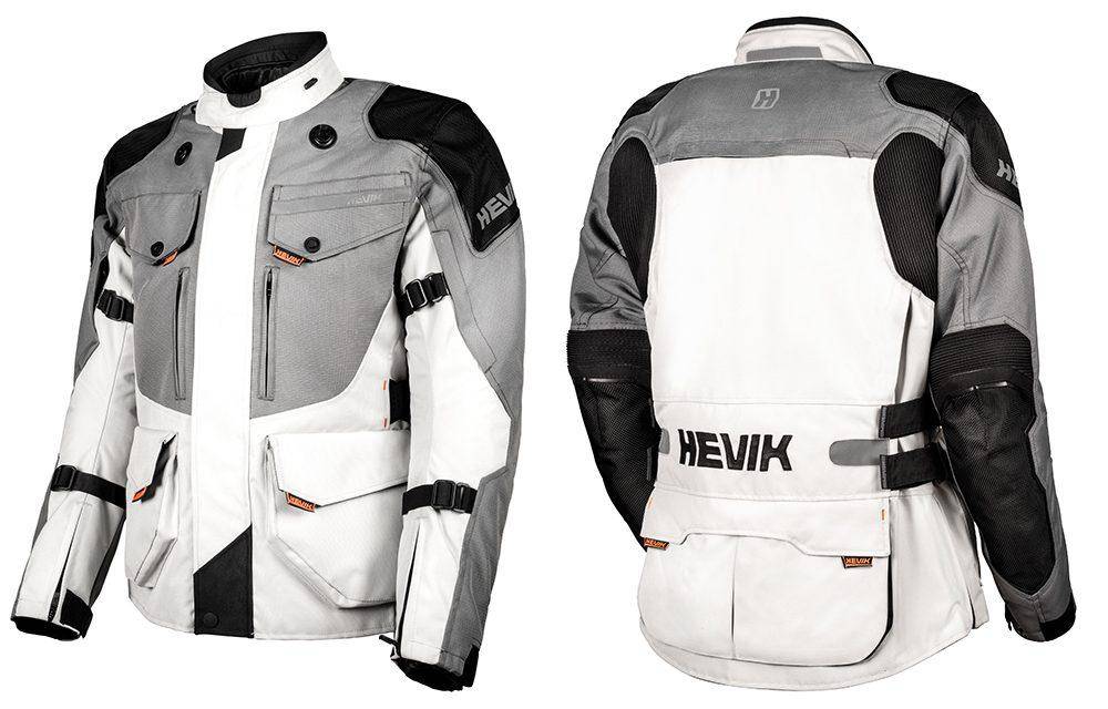 Chaqueta Hevik 3 Capas Gris Titanium - Rideshop