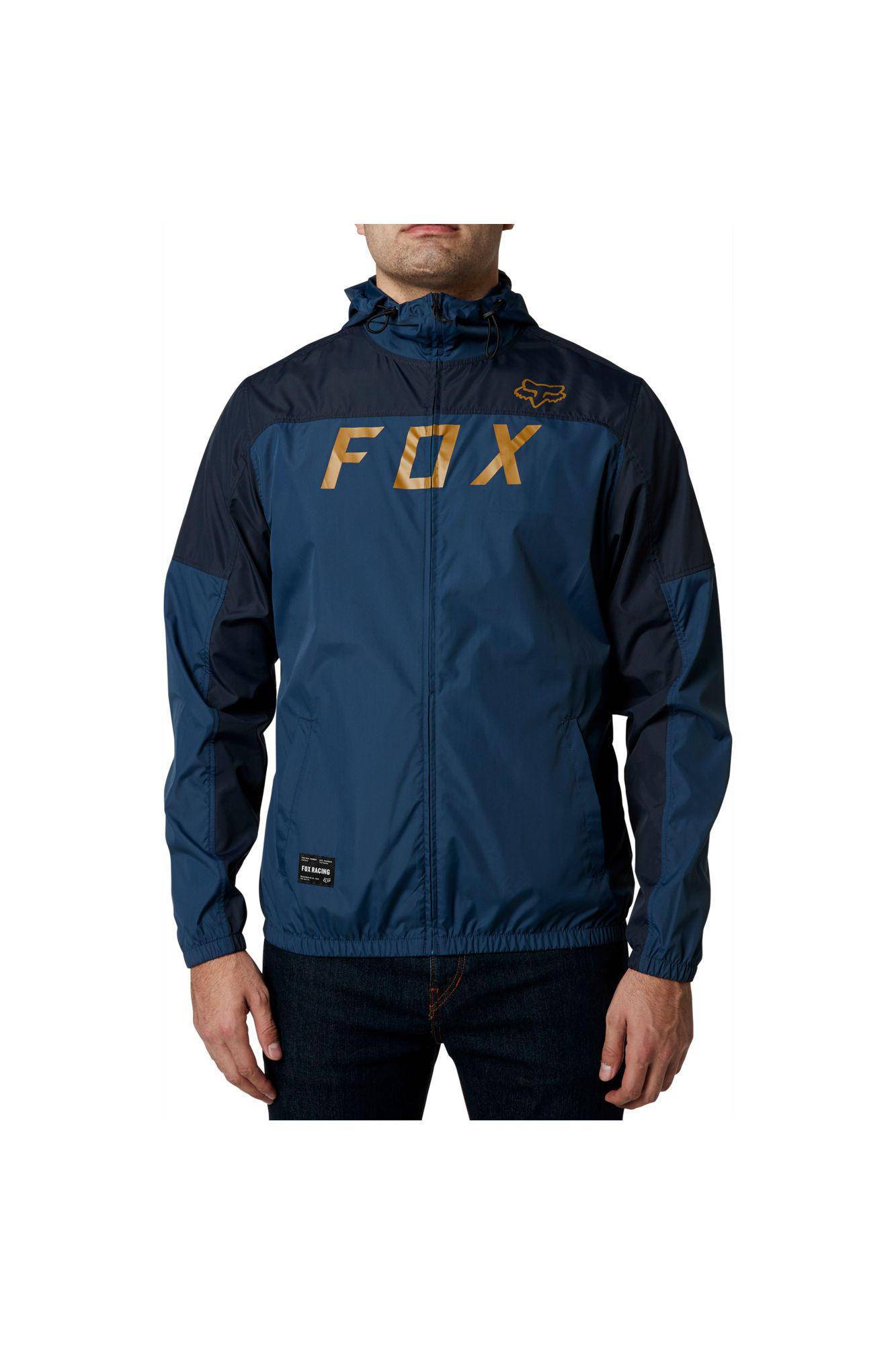 Chaqueta Lifestyle Moth Windbreaker Azul Fox Racing - Rideshop