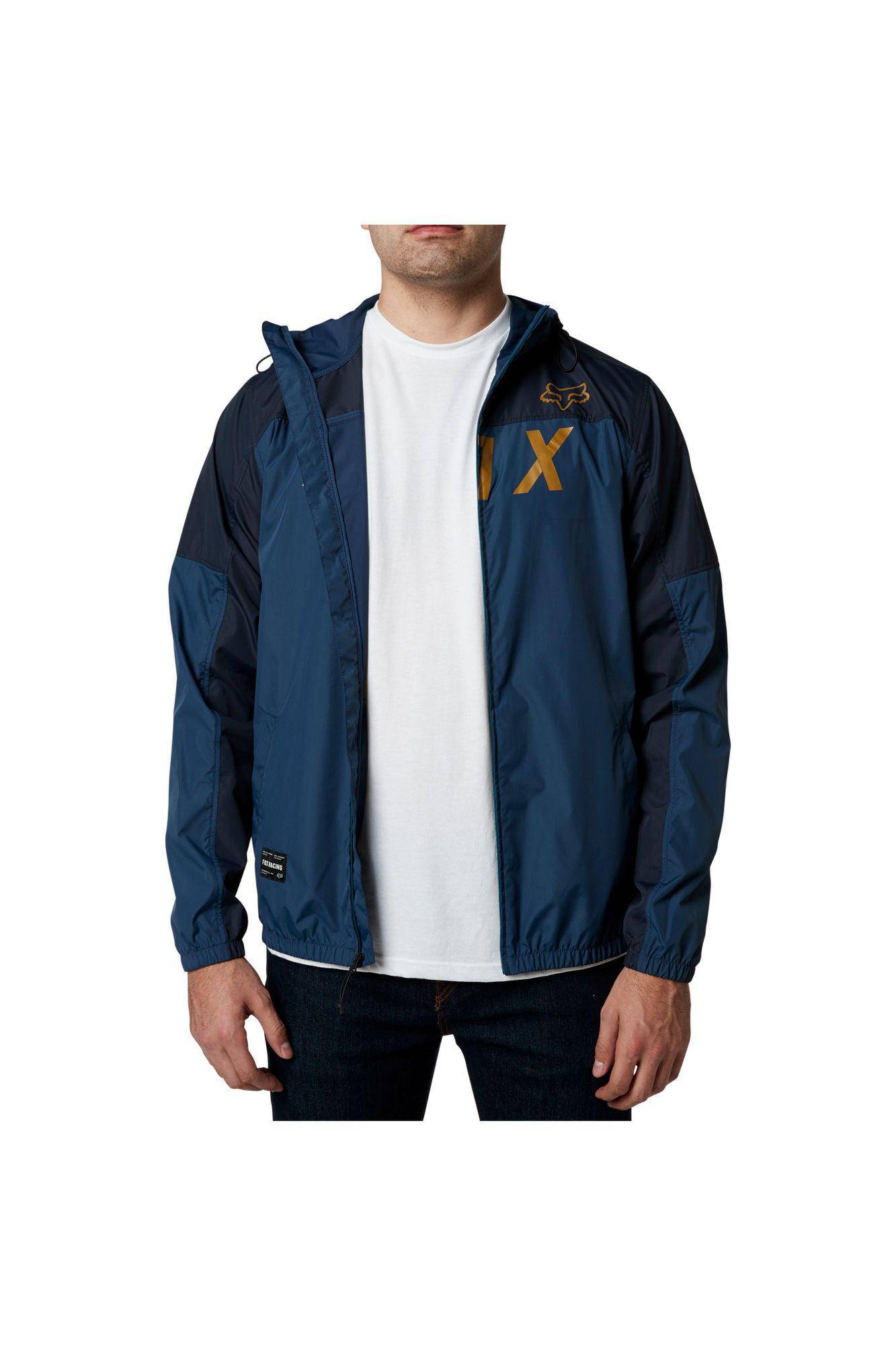 Chaqueta Lifestyle Moth Windbreaker Azul Fox Racing - Rideshop