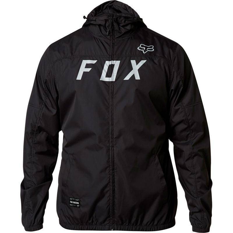 Chaqueta Lifestyle Moth Windbreaker Negro/Gris Fox Racing - Rideshop