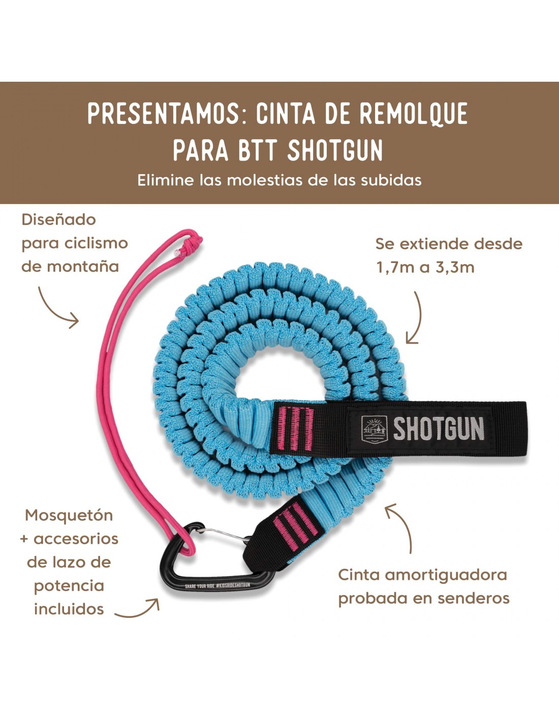 Cinta de Remolque Shotgun - Rideshop