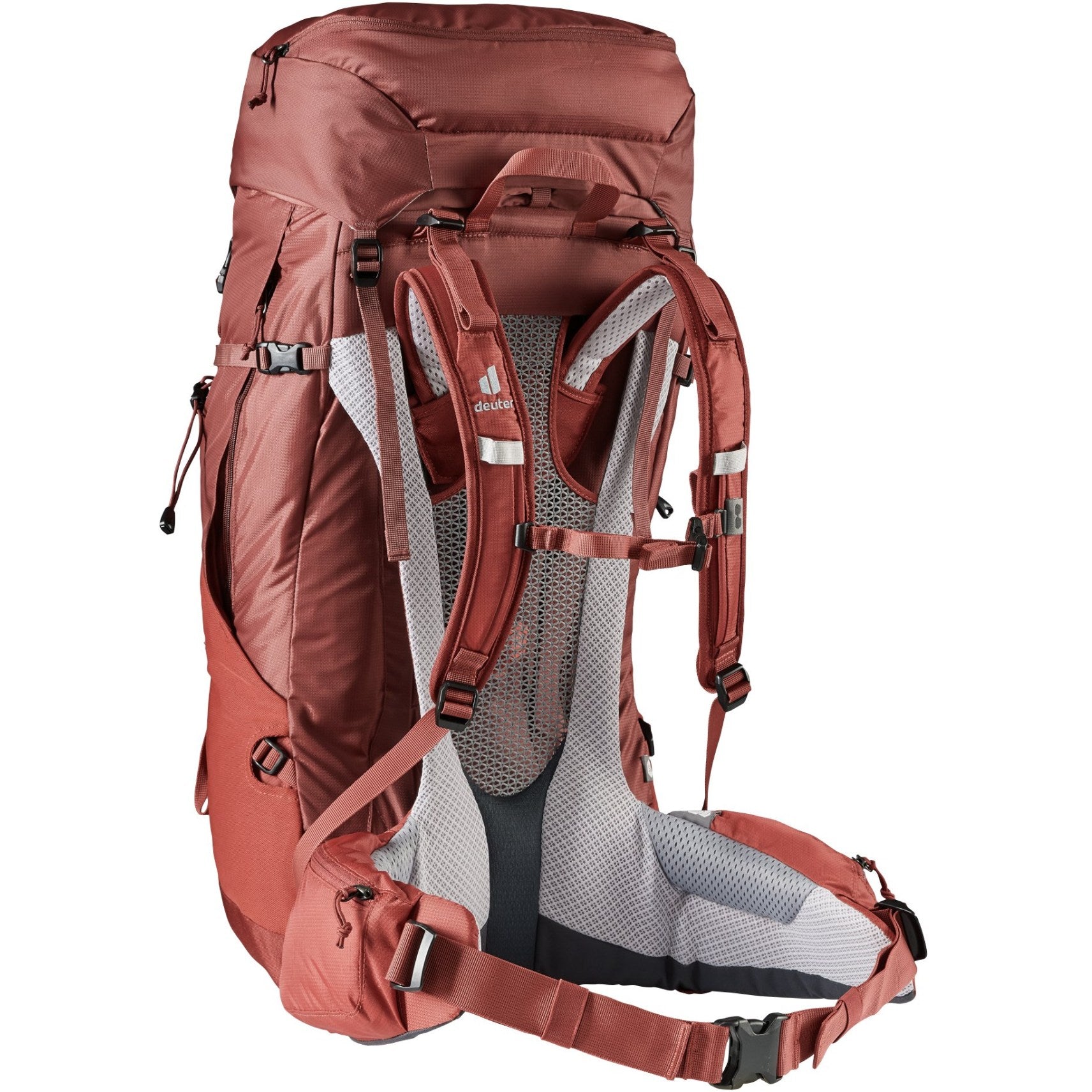 Mochila Futura Air Trek 55+10lts SL Redwood-Lava Deuter - Rideshop