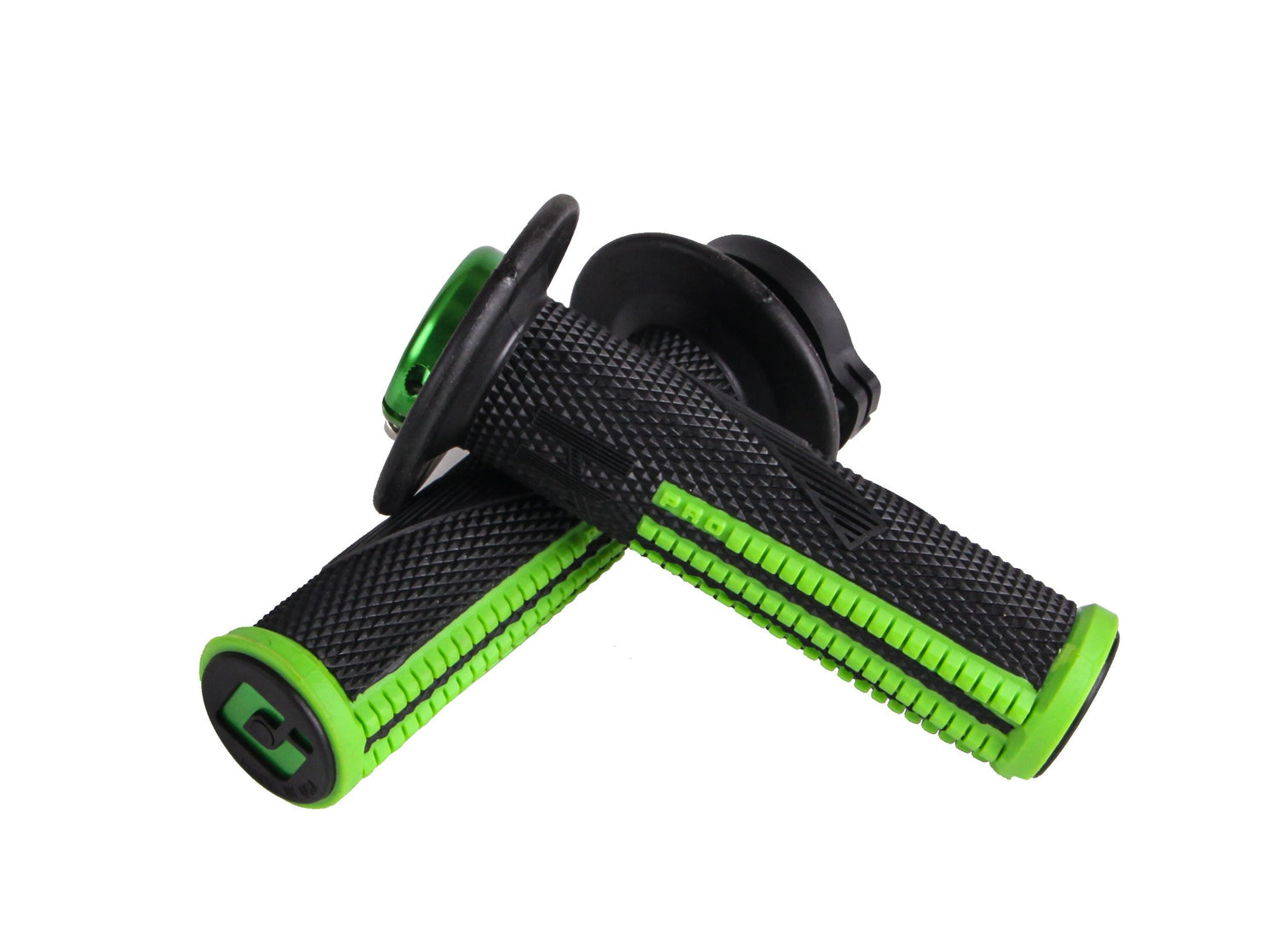 ODI Grips Puños Emig Pro V2 Black/Green - Rideshop