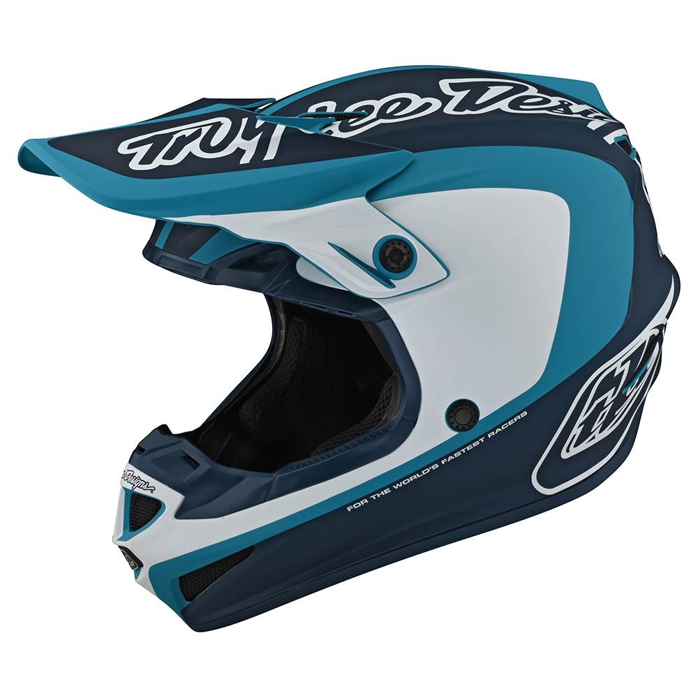 Casco de Moto Corsa Se4 Azul Troy Lee Designs - Rideshop