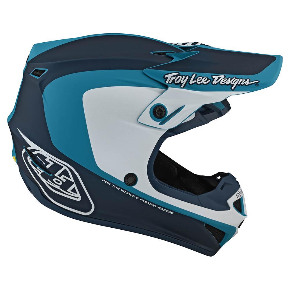 Casco de Moto Corsa Se4 Azul Troy Lee Designs - Rideshop