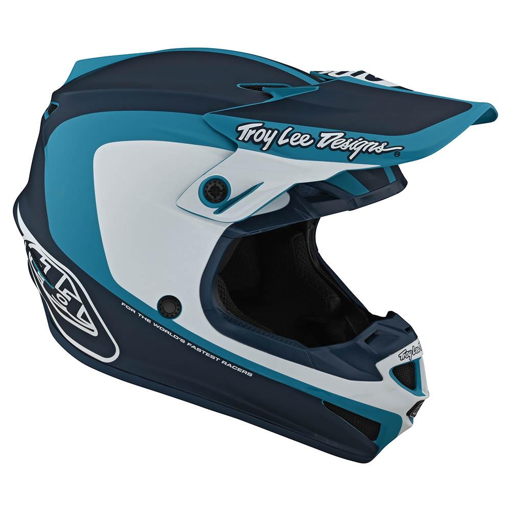 Casco de Moto Corsa Se4 Azul Troy Lee Designs - Rideshop