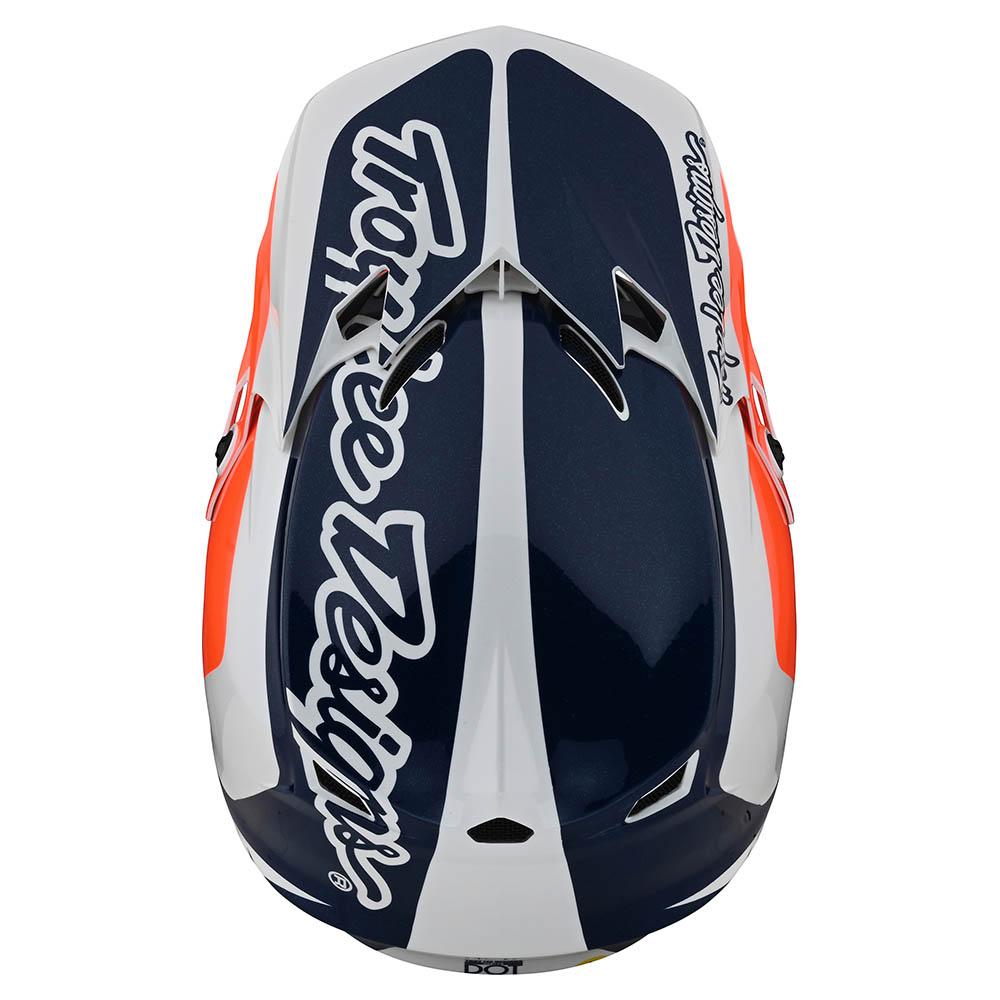 Casco de Moto Corsa Navy/Orange Se4 Troy Lee Designs - Rideshop