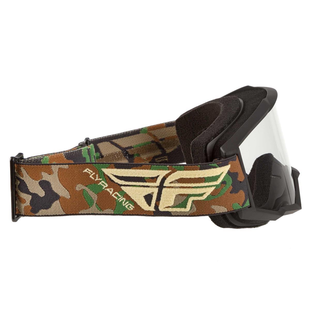 Antiparras Focus W/Clear Lens Camuflaje Fly Racing - Rideshop