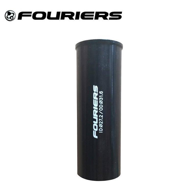 Manicotto Reggisella Fouriers In Alluminio Nero Da 27,2mm A 30,9mm O 31,6mm (lunghezza 90mm) - Adattatore Per Tubo Sella MTB