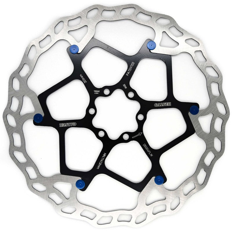 Disco de Freno Wave Floating 203mm Azul Galfer Bike - Rideshop