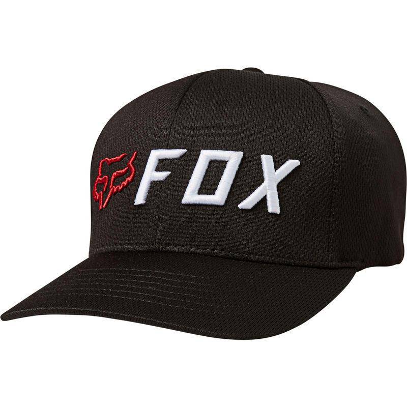 Gorro Lifestyle Flexfit Apex Negro/Rojo Fox Racing - Rideshop