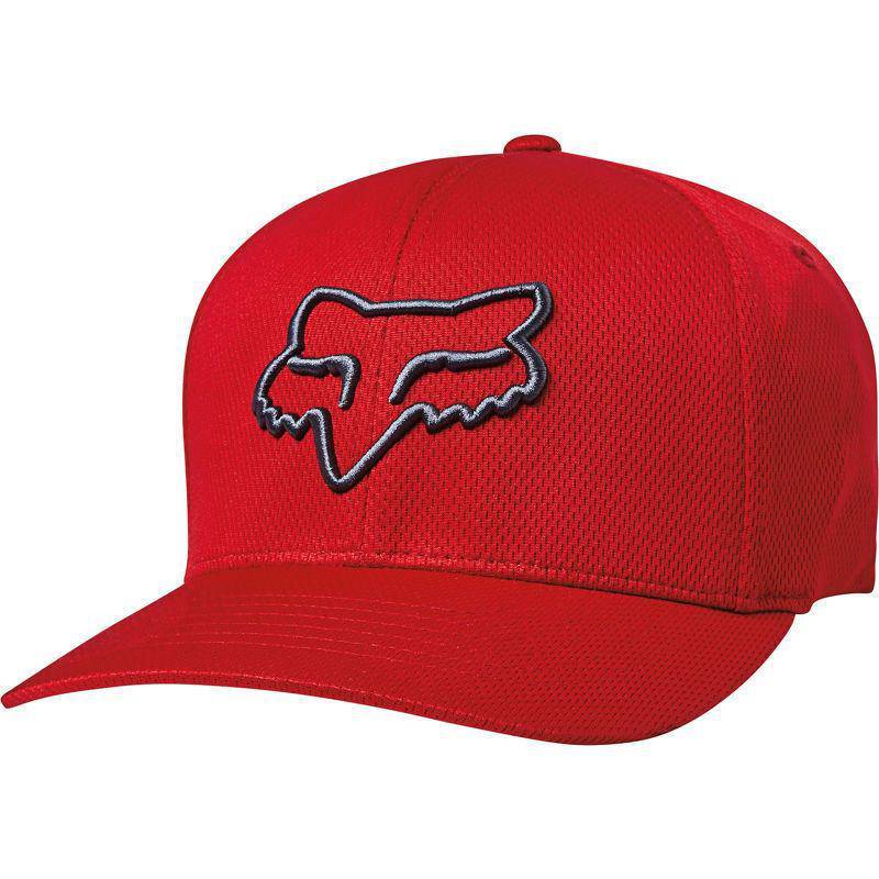 Gorro Lifestyle Flexfit Lithotype Rojo Fox Racing - Rideshop