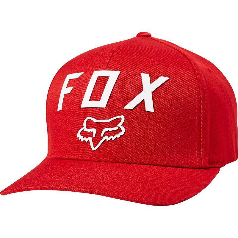 Gorro Lifestyle Flexfit Number 2 Rojo Fox Racing - Rideshop
