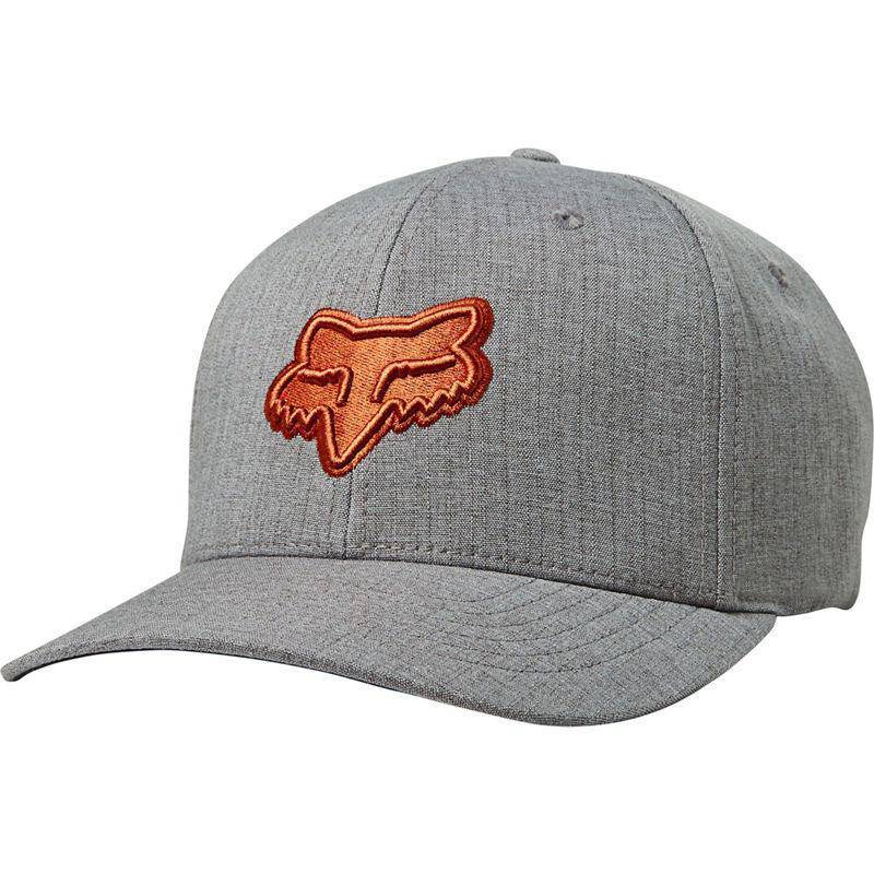 Gorro Lifestyle Flexfit Transposition Gris/Naranjo Fox Racing - Rideshop