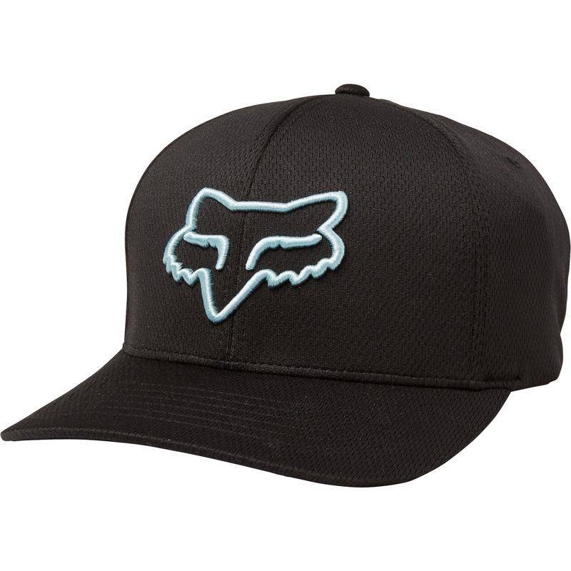 Gorro Lifestyle Lithotype Flexfit Negro Azul Fox Racing - Rideshop