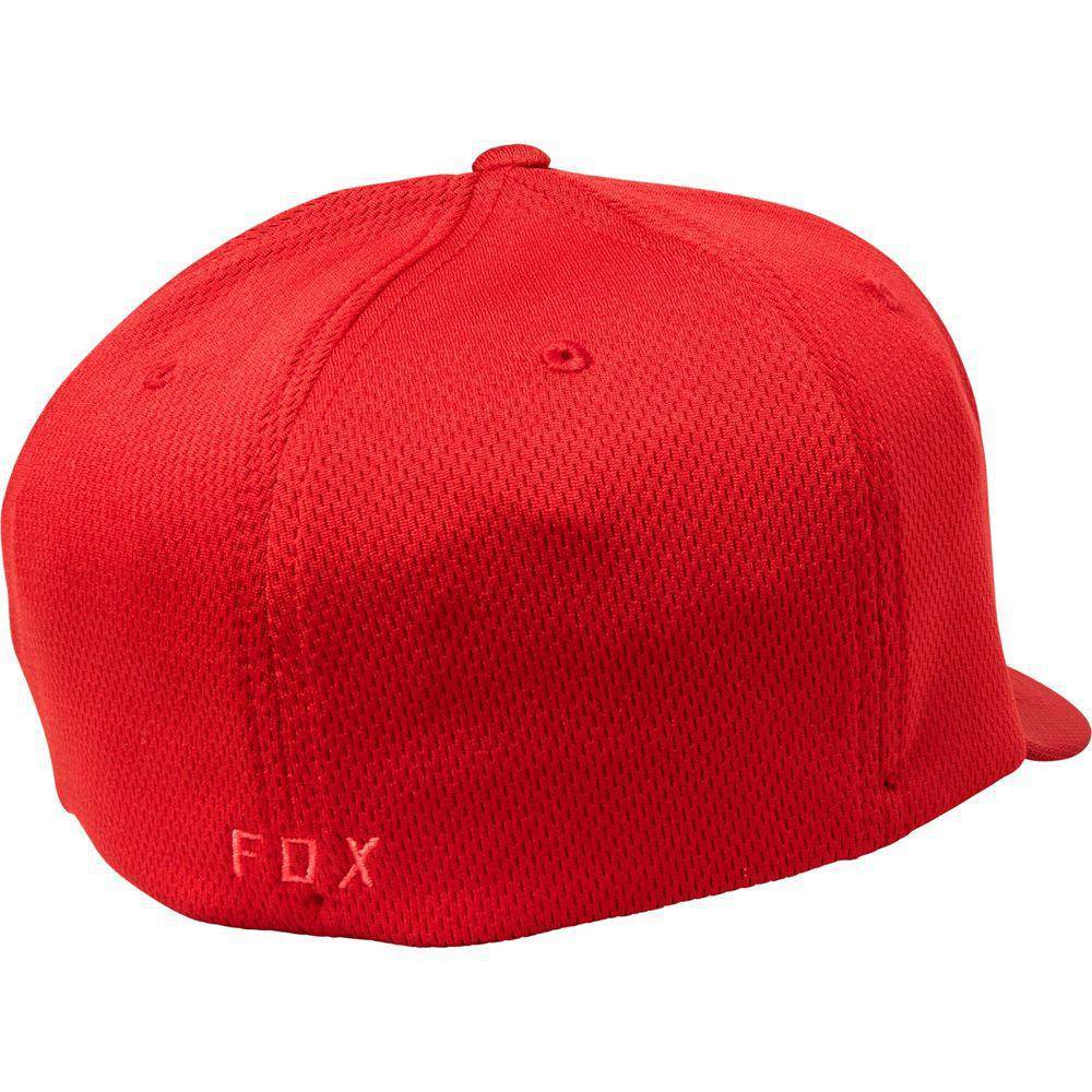 Gorro Lifestyle Lithotype Flexfit Rojo Fox Racing- - Rideshop