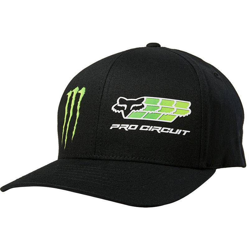 Gorro Lifestyle Monster PC Flexfit Negro Fox Racing - Rideshop