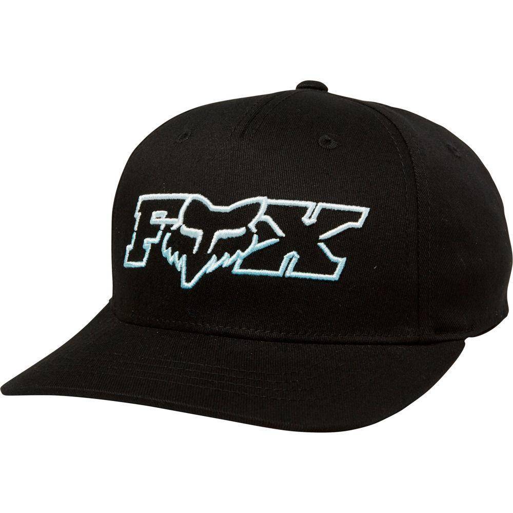 Gorro Lifestyle Niño Duelhead Flexfit Negro Azul Fox Racing- - Rideshop