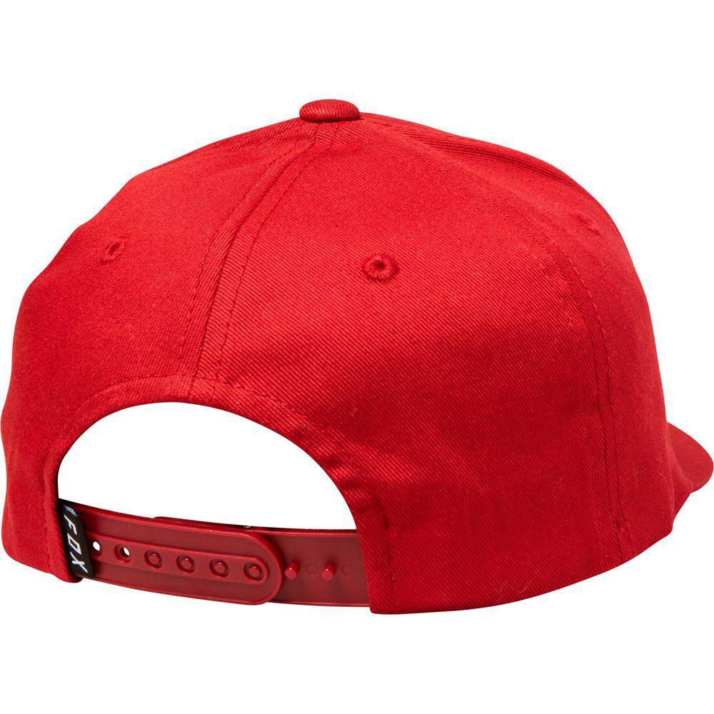 Gorro Lifestyle Niño Hellion 110 Snapback Rojo Fox Racing- - Rideshop