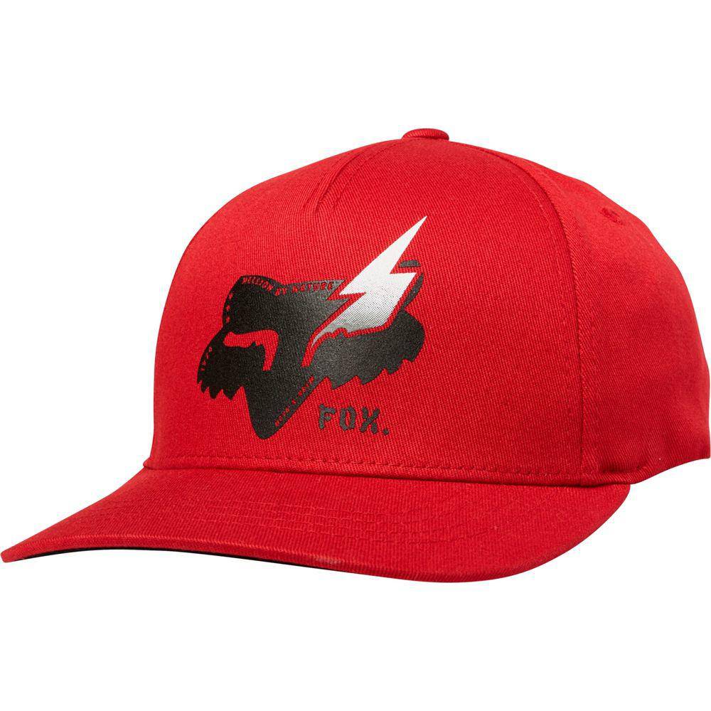 Gorro Lifestyle Niño Hellion 110 Snapback Rojo Fox Racing- - Rideshop