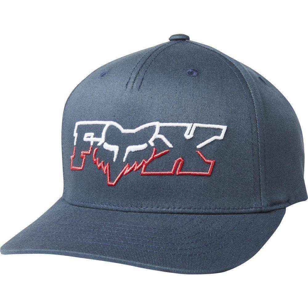Gorro Lifestyle Snapback Duel Head 110 Azul Rojo Fox Racing - Rideshop