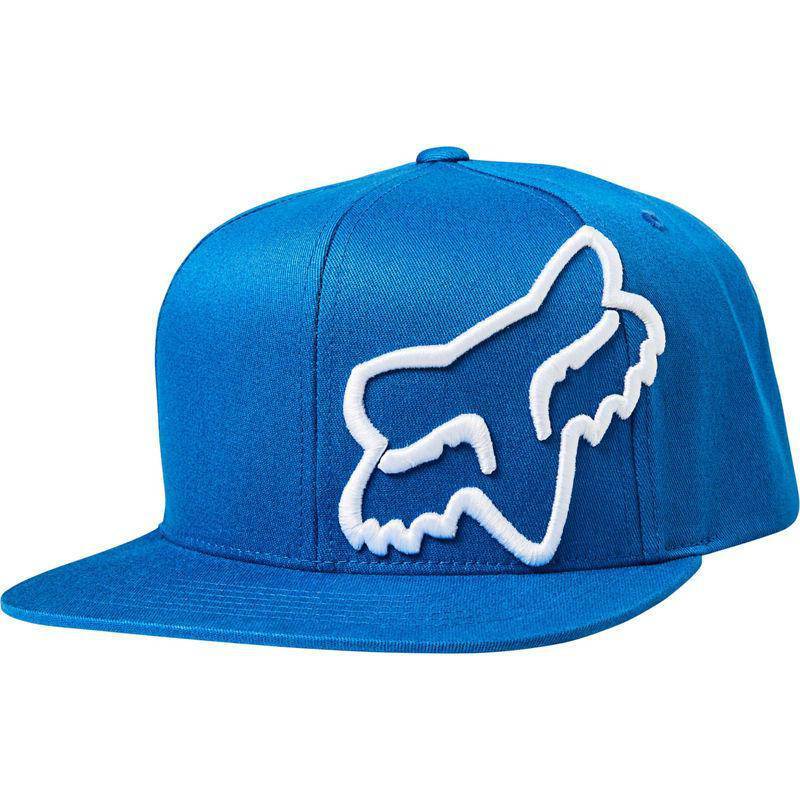 Gorro Lifestyle Snapback Headers Azul/Blanco Fox Racing - Rideshop