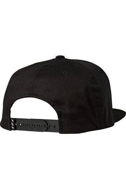 Gorro Lifestyle Snapback Headers Negro/Rojo Fox Racing - Rideshop
