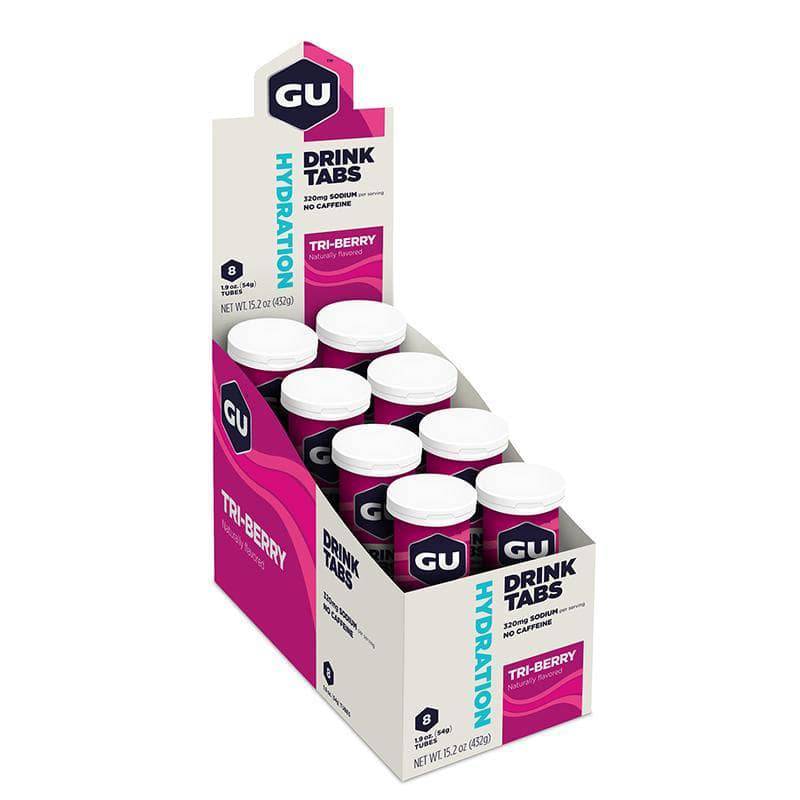 GU Energy Box Hydration Drink Tabs, Tri-Berry - Rideshop