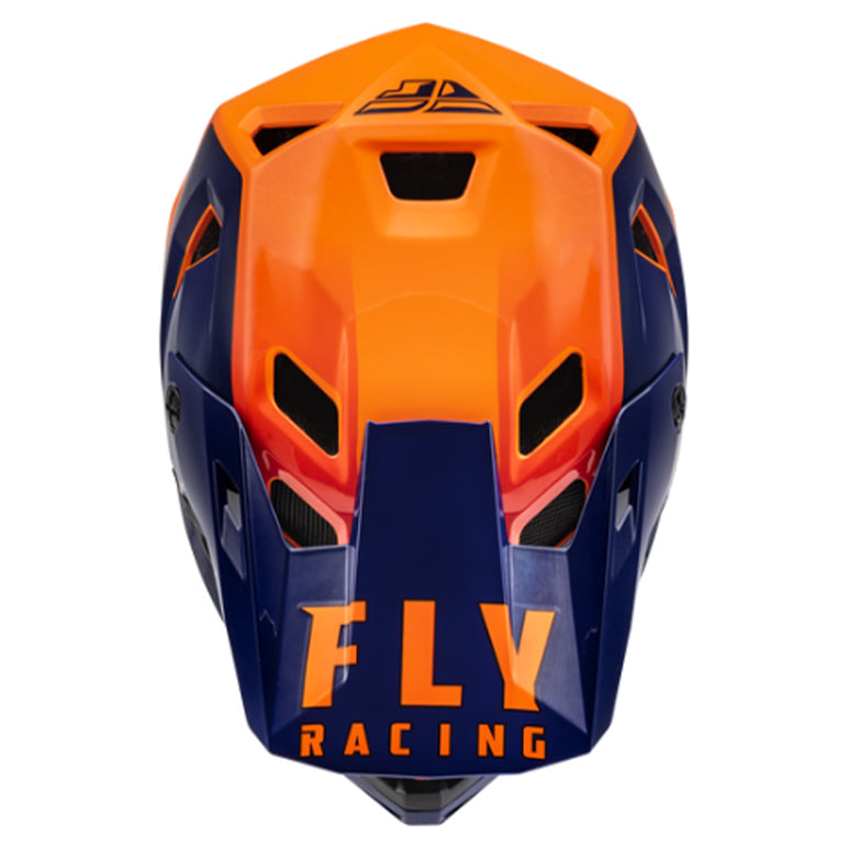 Casco de Bicicleta Rayce Naranjo/Azul Fly Racing - Rideshop