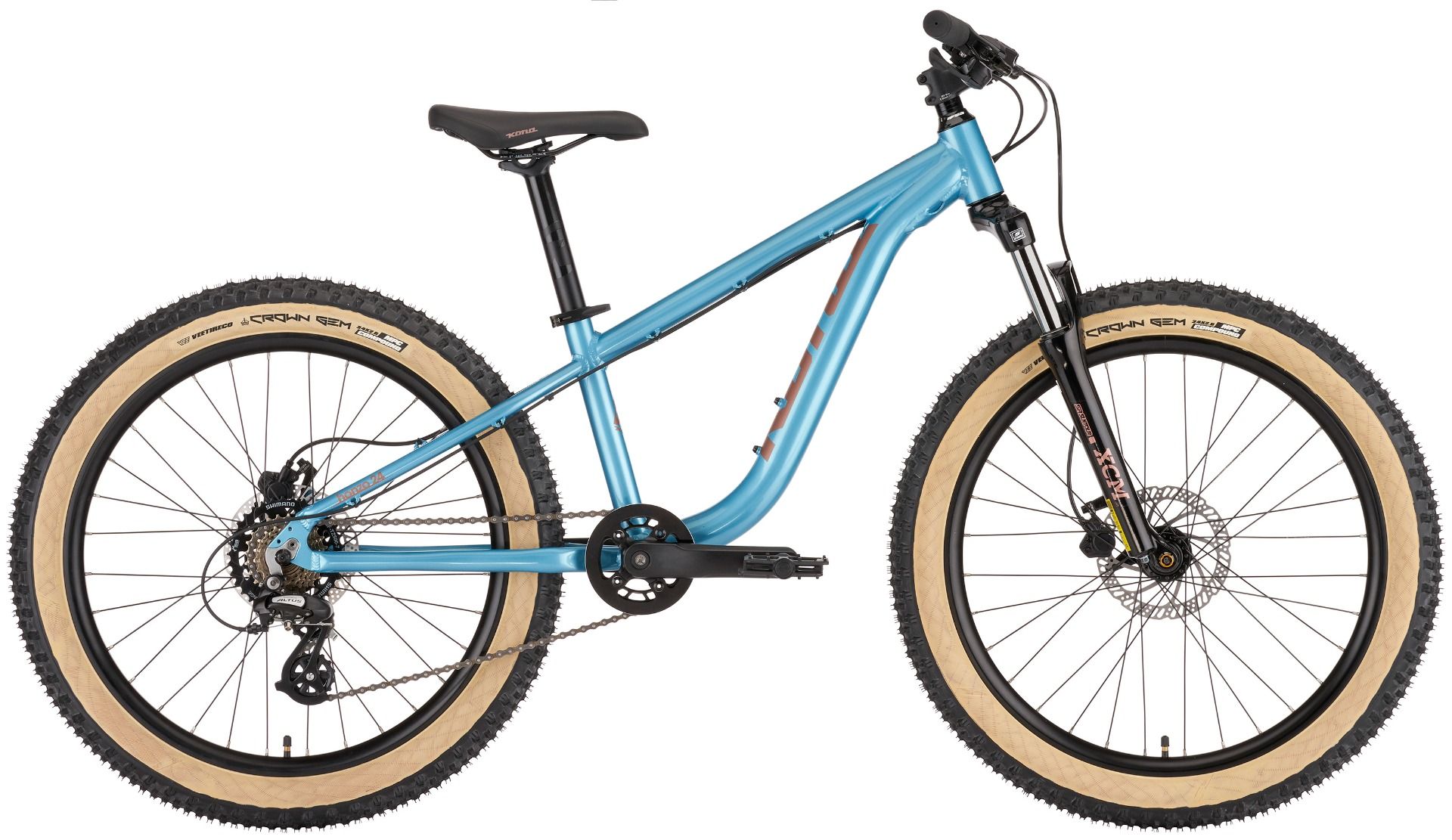 Kona Bicicleta 36E Honzo 24 Blue 2023 - Rideshop