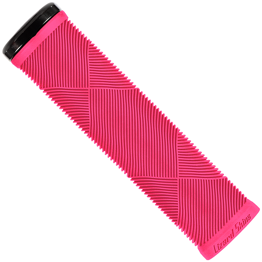 Lizard Skins puños Strata lock-on (Rosado) - Rideshop