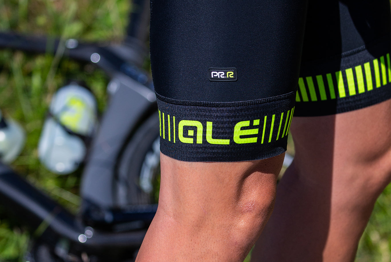 Ale Calzas Pr-R Strada Neg/Ama Fluor Hombre - Rideshop