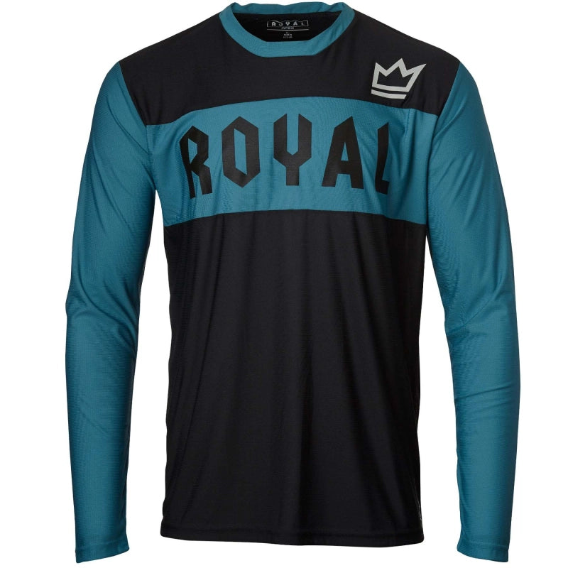 Royal Racing Jersey Apex Ls Steel Blue/Black - Rideshop