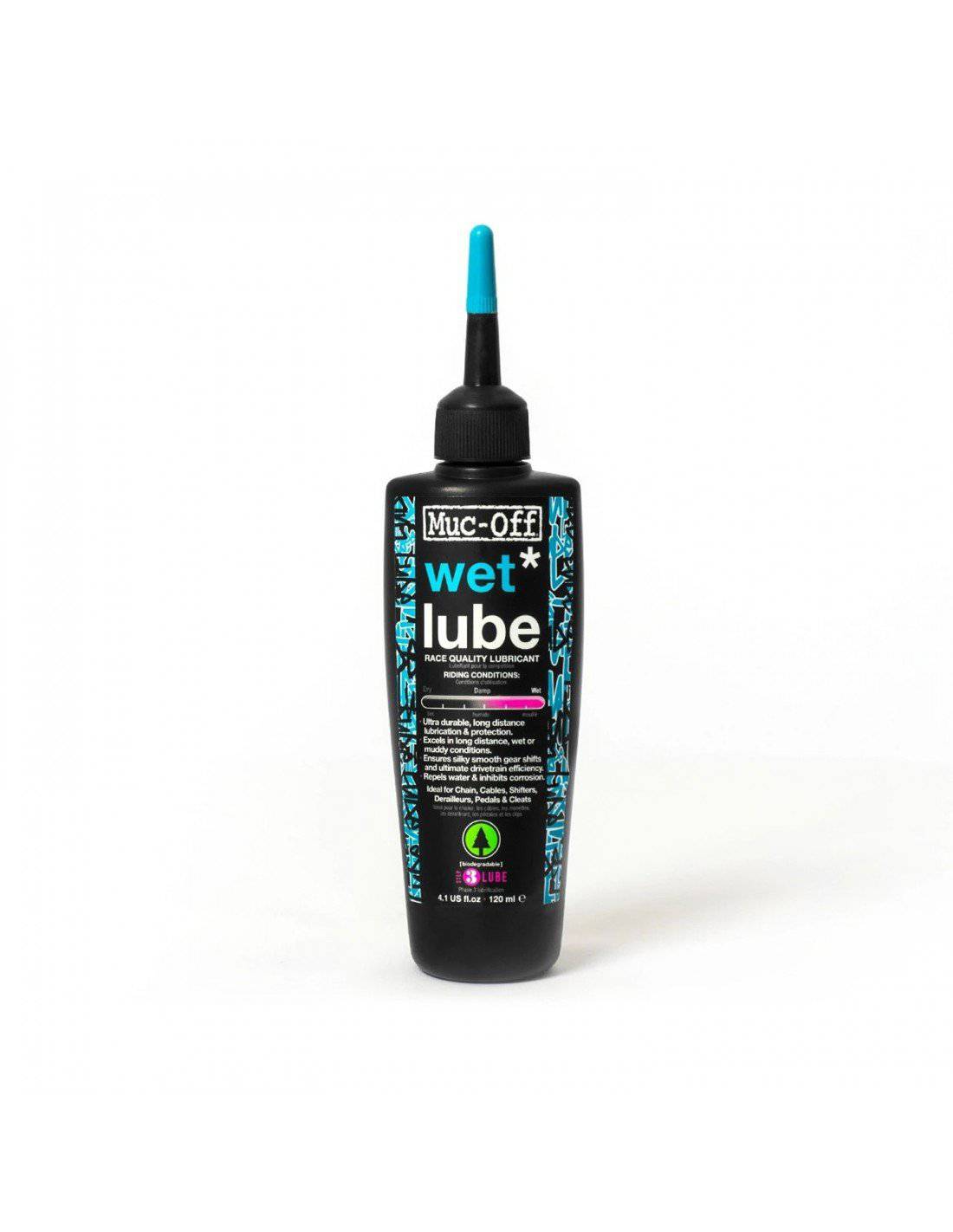 Lubricante wet lube MUC-OFF 120ml - Rideshop
