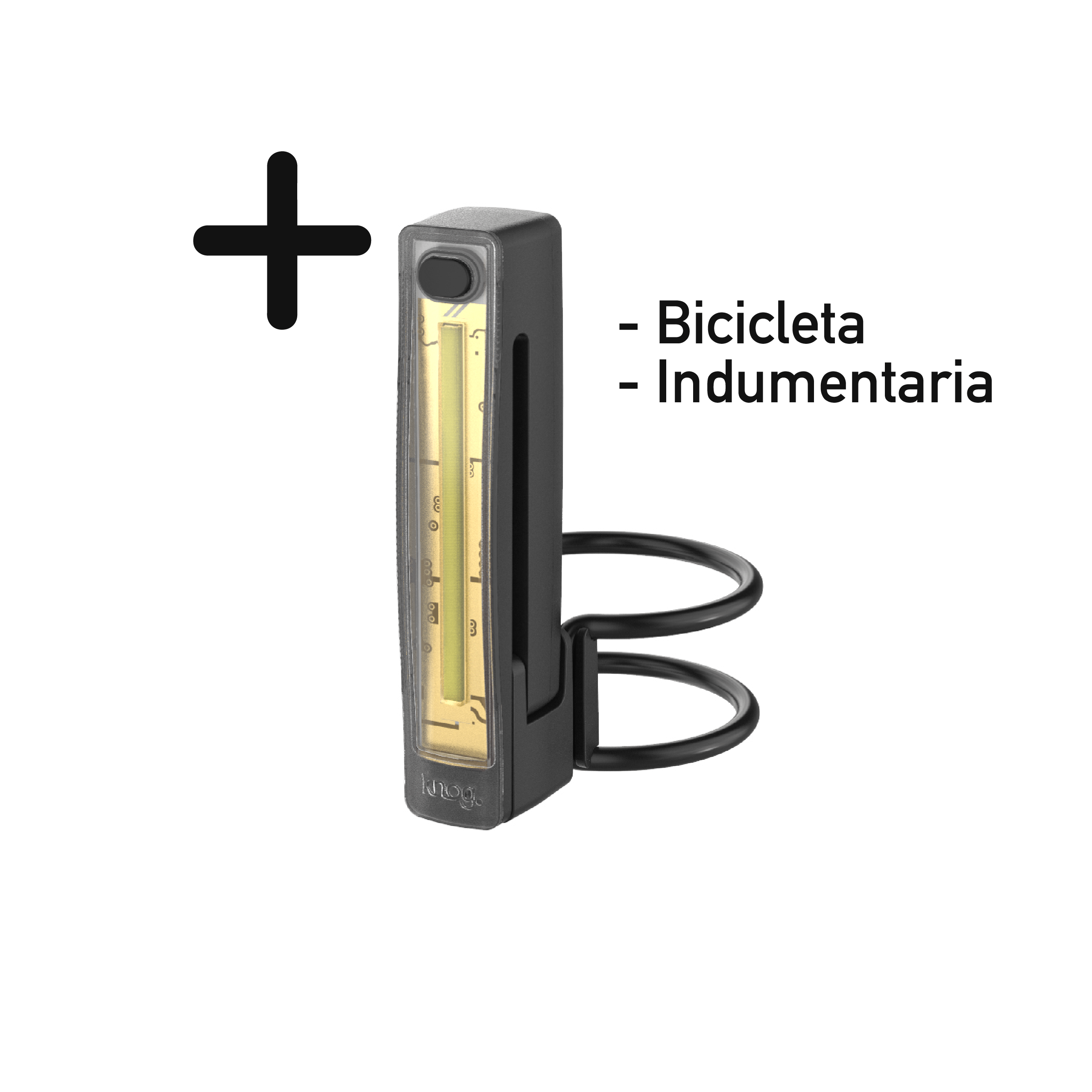 Luz Delantera Para bicicleta Blinder Plus+ //Knog - Rideshop