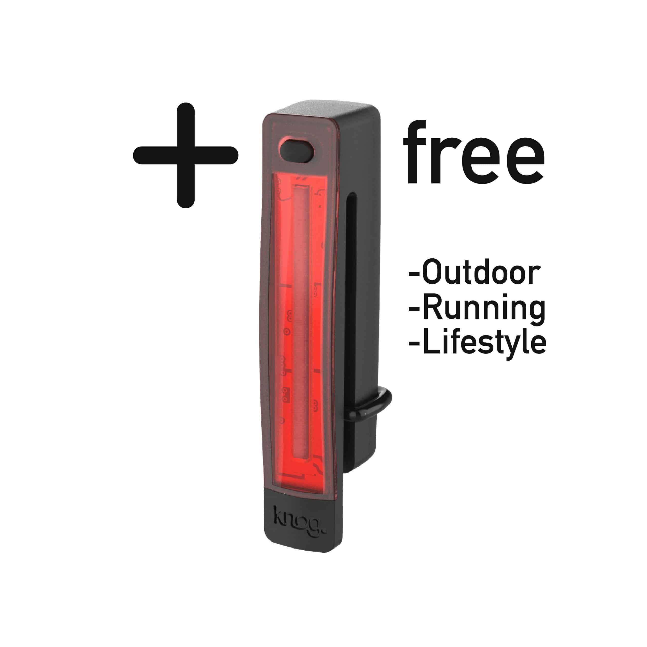 Luz Trasera Knog Para Running, Scooter, Patines. - Rideshop