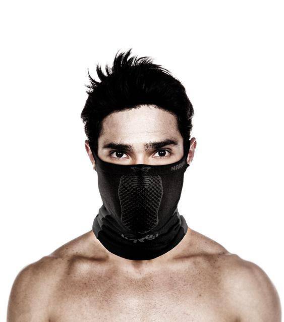 Máscara Deportiva Reversible Con Cuello X5 -Negro/Gris - Rideshop