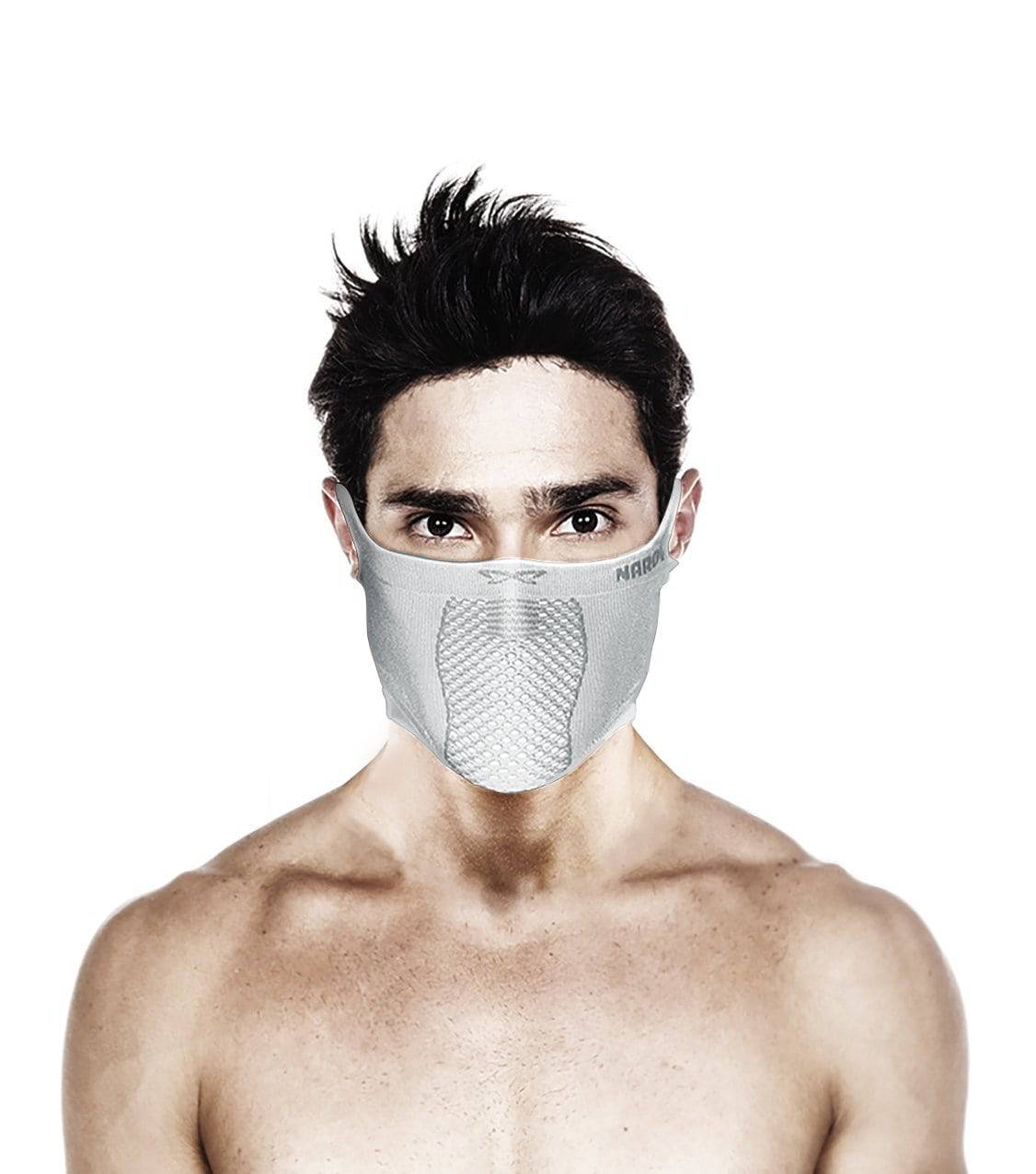 Máscara Deportiva Slim-Fit Sin Cuello Reversible X5s -Blanco - Rideshop