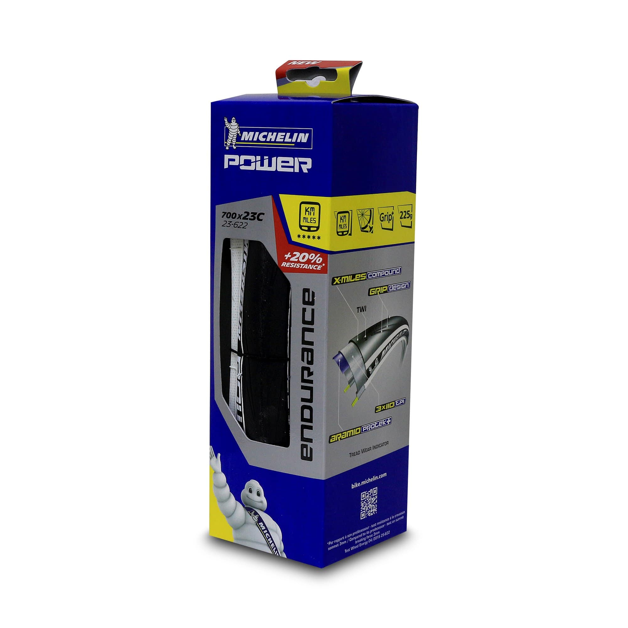 Michelin - Neumático 700x23c Power End White Ts - Rideshop