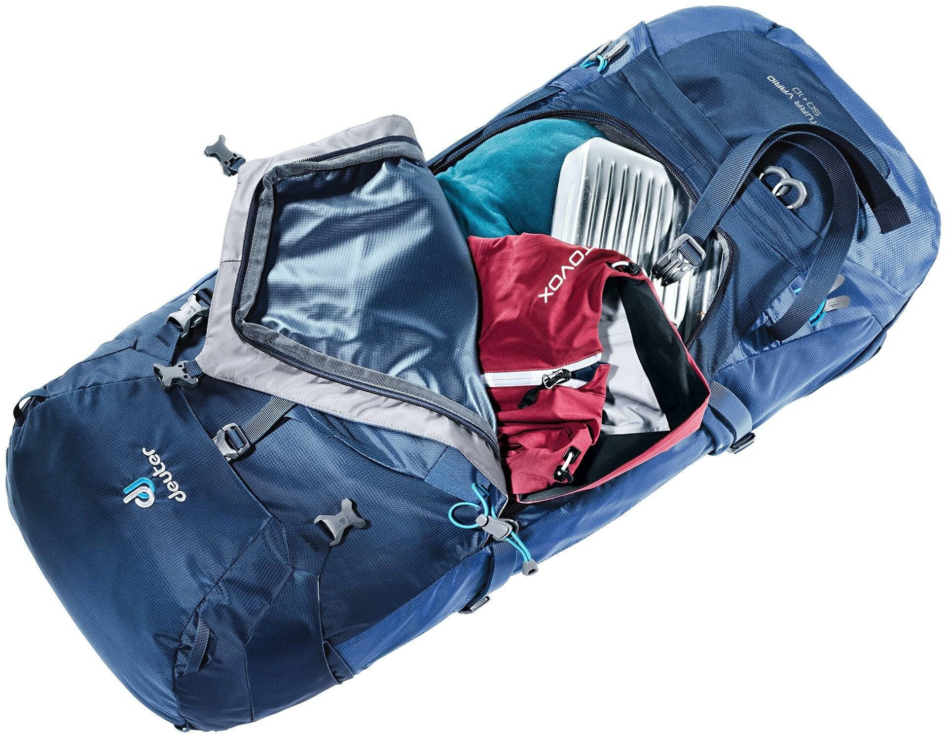 Mochila Futura Vario 50+10Ltrs Deuter - Rideshop