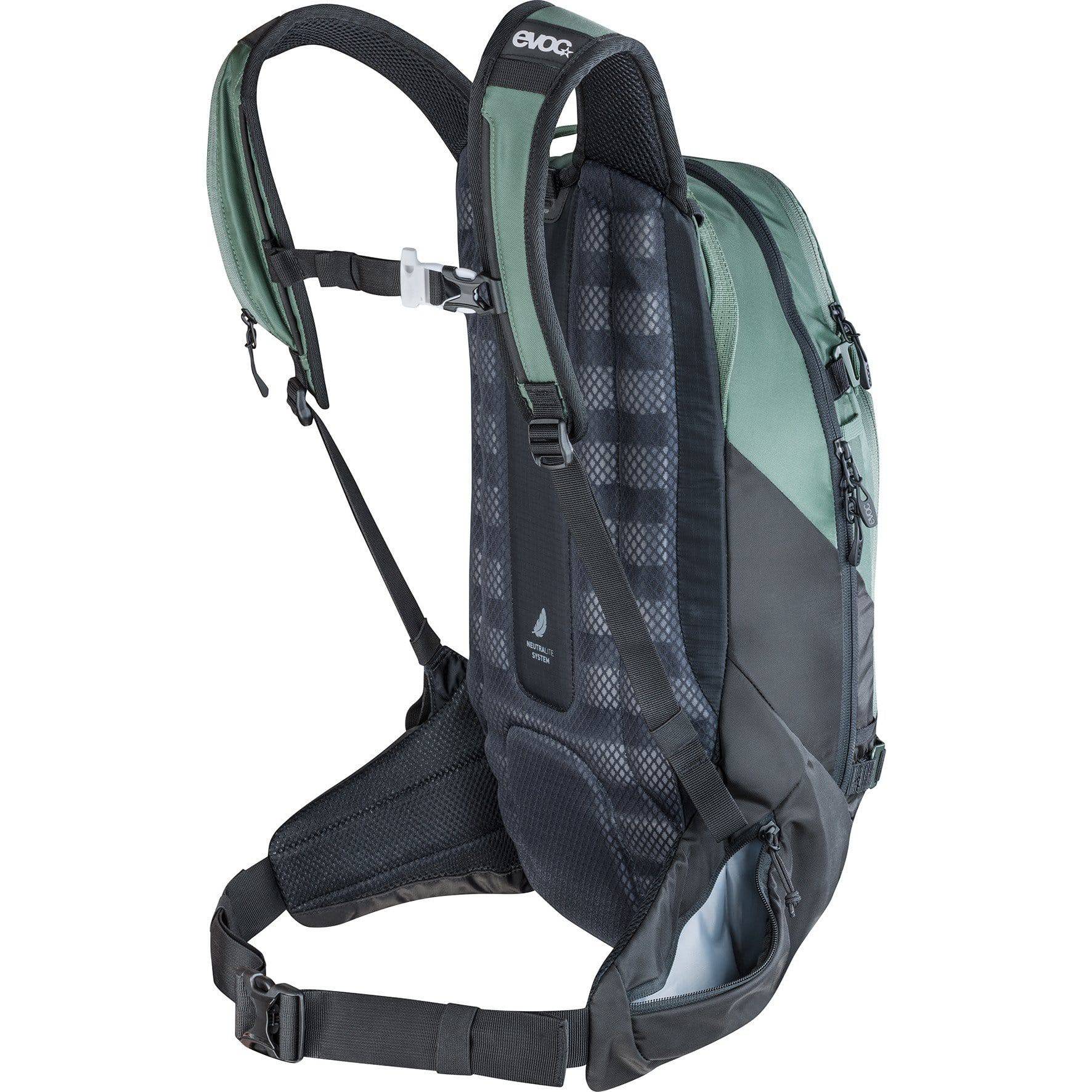 Mochila Nieve Line 18L Black/Olive Evoc - Rideshop