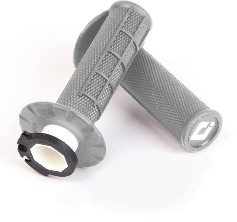 Puños V2 Half-Waffle Mx Lock-On Grey Soft Odi Grips - Rideshop