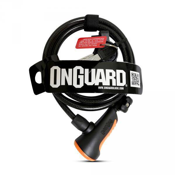 ON GUARD - CANDADO ESPIRAL NS 180X8MM VERDE - Rideshop