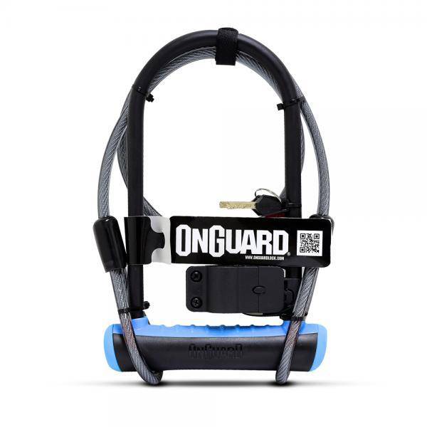 ON GUARD - CANDADO U-LOCK NEON SERIES DT AZUL - Rideshop