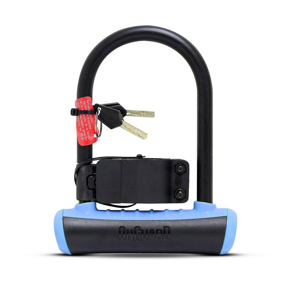ON GUARD - CANDADO U-LOCK NS MINI 90X140MM AZUL - Rideshop