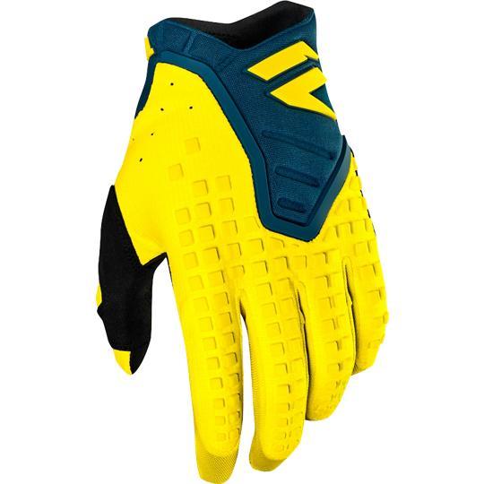 Guantes Moto Black Pro Amarillo Shift - Rideshop