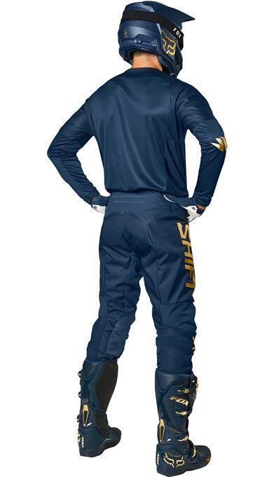 Pantalon Moto Black Label Gold Navy Shift. - Rideshop