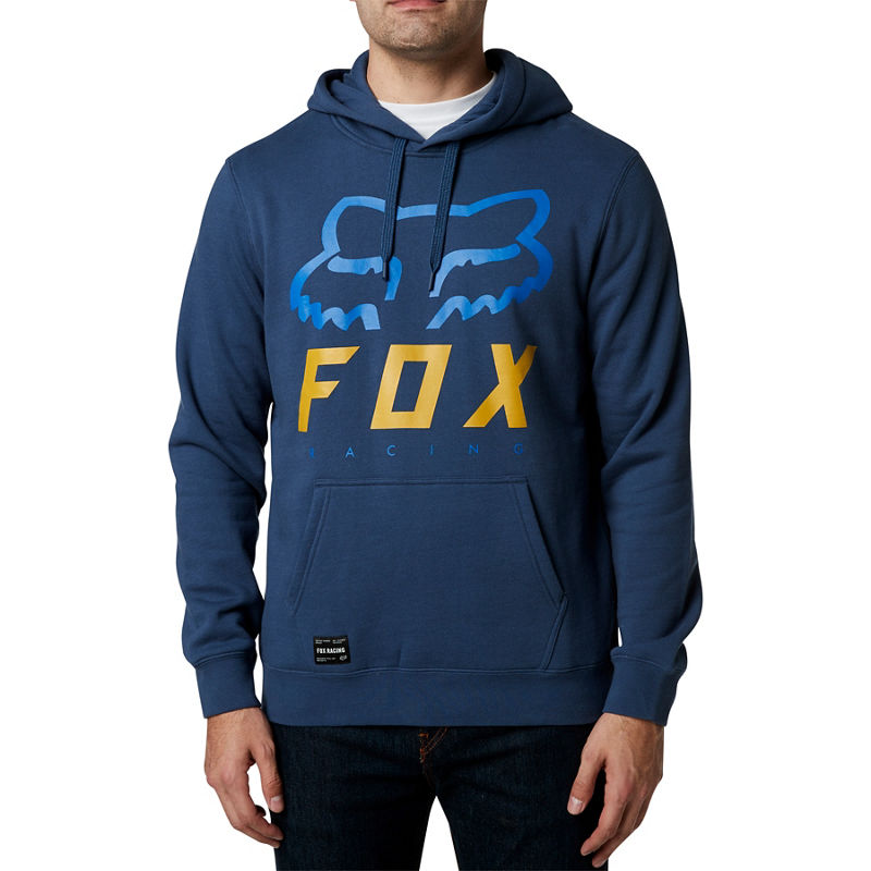 Polerón Lifestyle Canguro Heritage Forger Azul Fox Racing - Rideshop