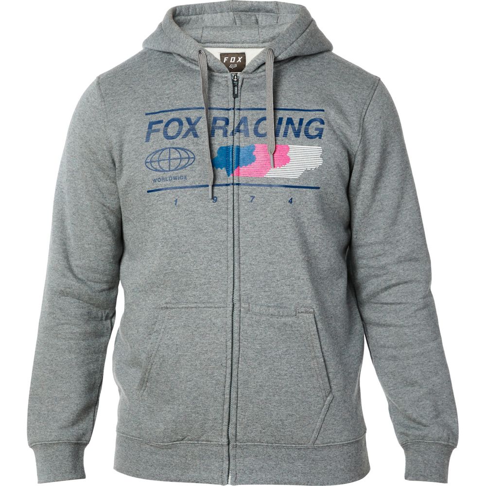 Polerón Lifestyle Global Zip Grafito Fox Racing - Rideshop